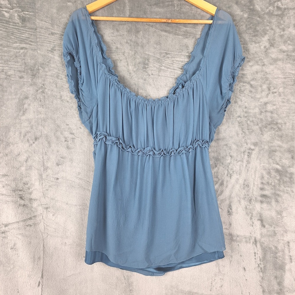 Vintage Off the Shoulder Silk Top Max Studio Specialty Products